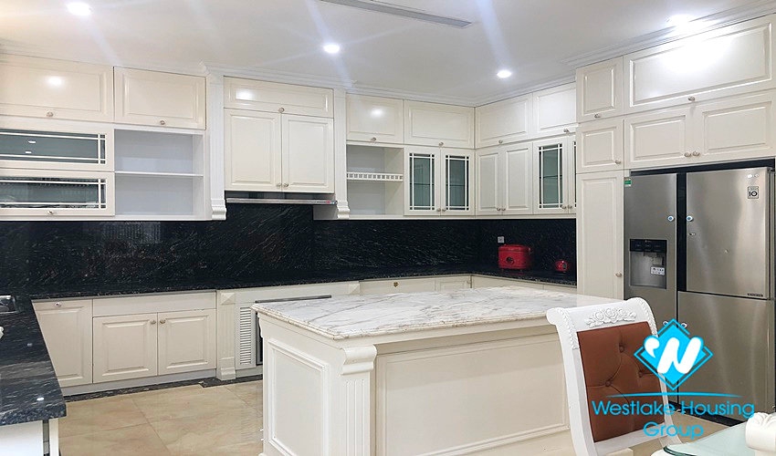 Beautiful new villa with full new equipments for rent in Ciputra, Tay Ho